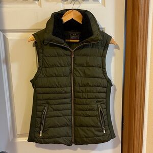 Stylish Olive Quilted Vest